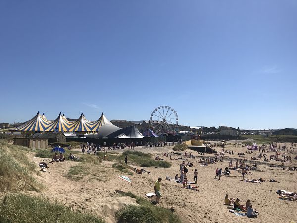 Picture of a festival by the beach Sea Sessions